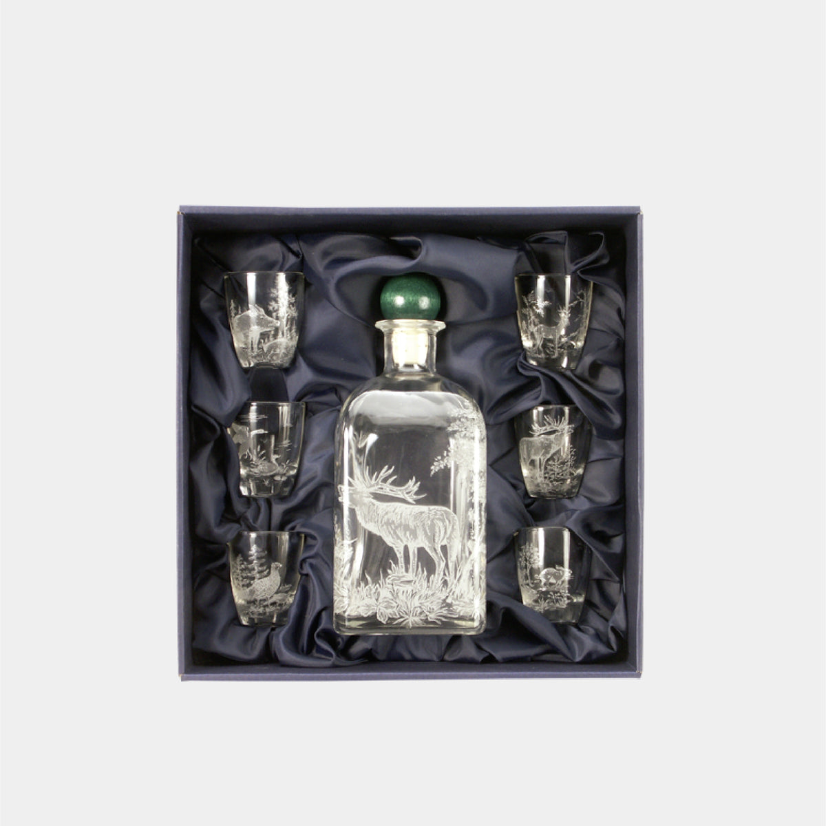 Service à eau-de-vie chasse