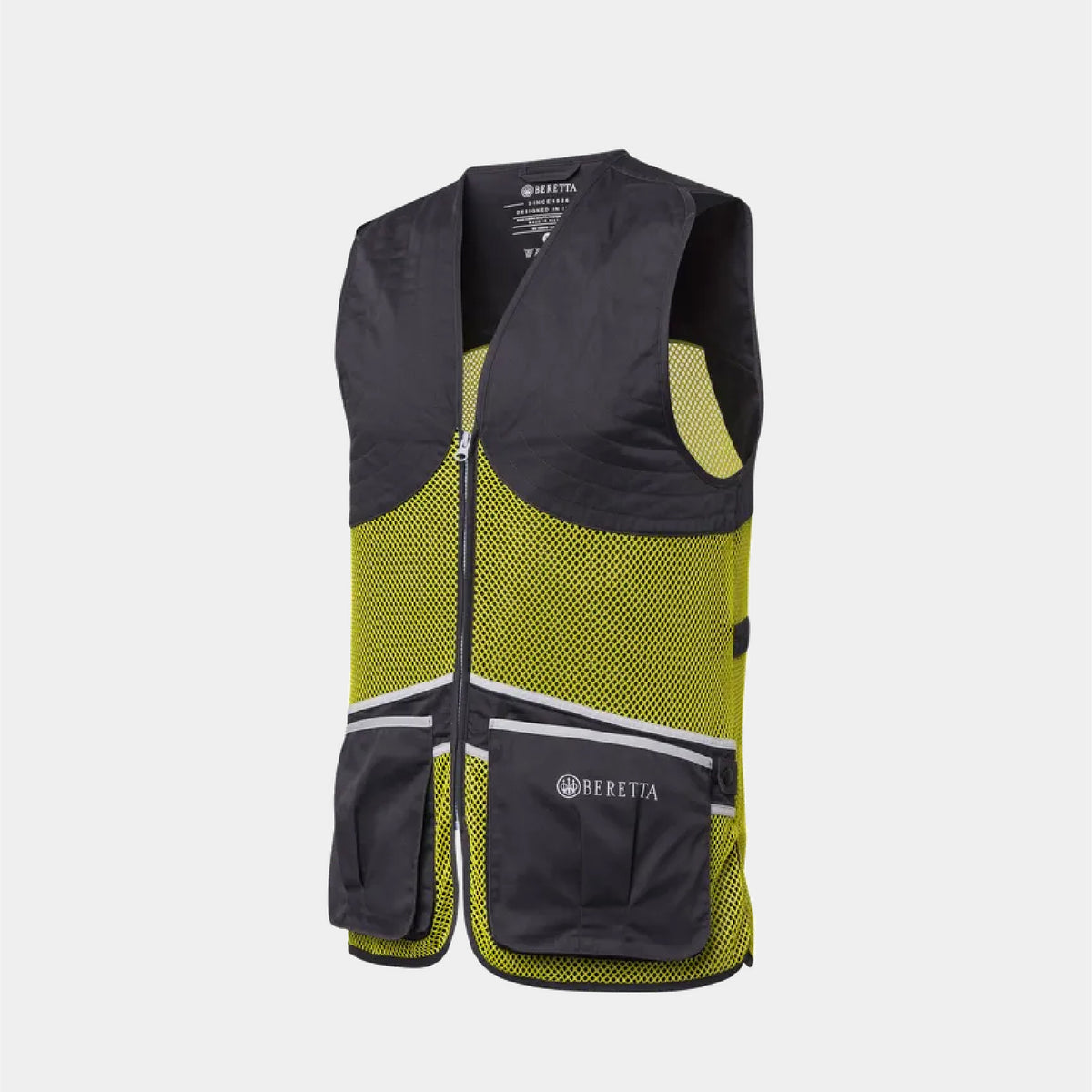 Full Mesh Vest Ice grey & Sulphur spring