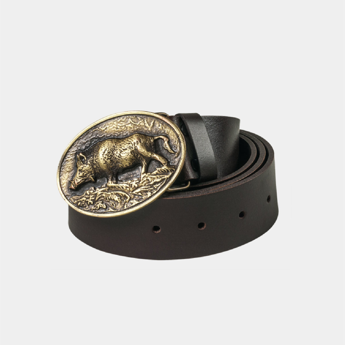 Ceinture cuir marr.sangl.