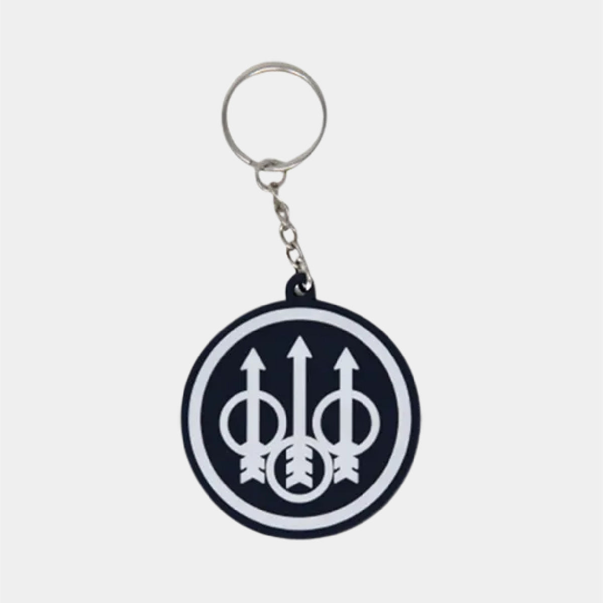 BLUE RUBBER KEYCHAIN