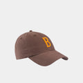 Big B Cap  Light Brown & Orange