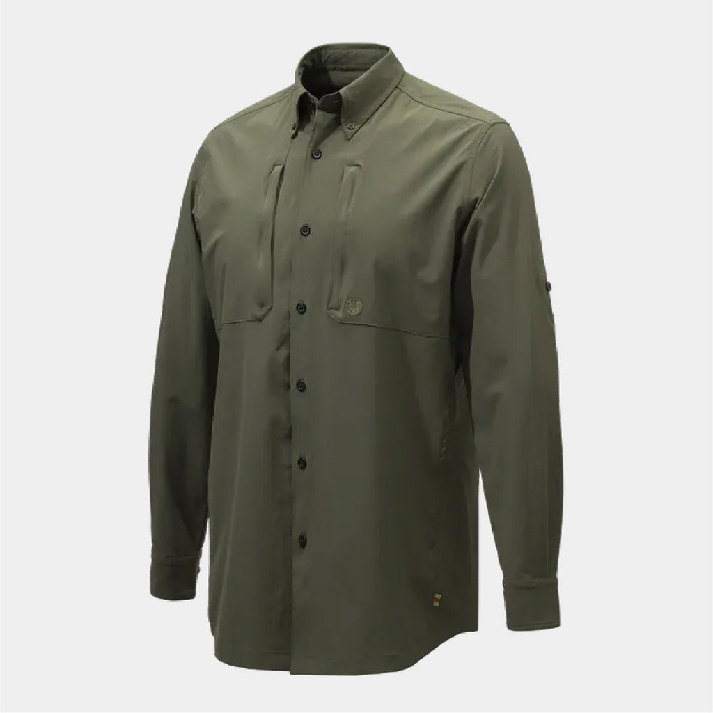 Plain Lightweight Shirt Green Moss
