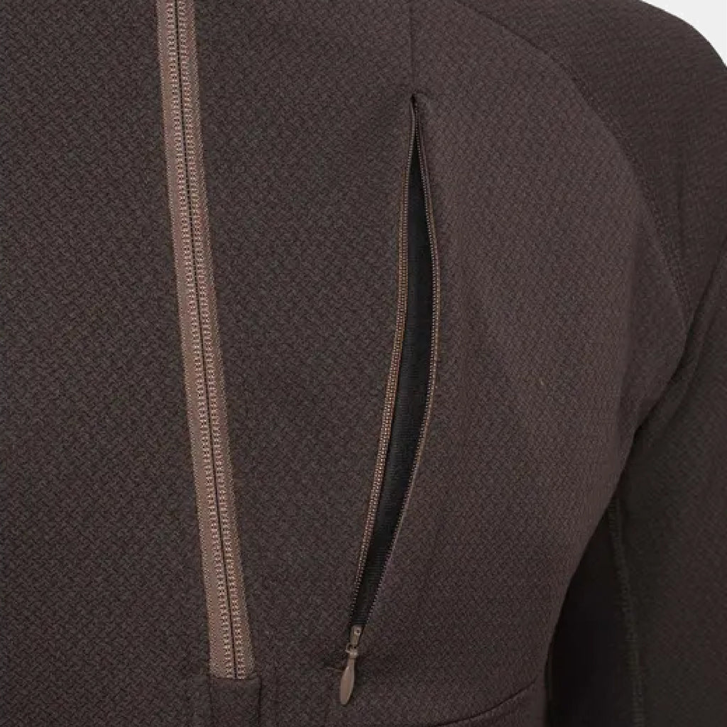 Ceramic Face Fleece Brown Bark