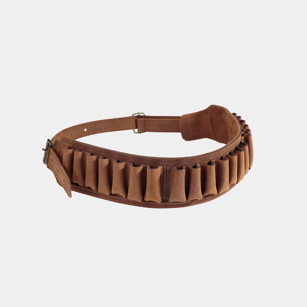 LVAC282 COW LEATHER CARTRIDGE BELT CALIBER 20