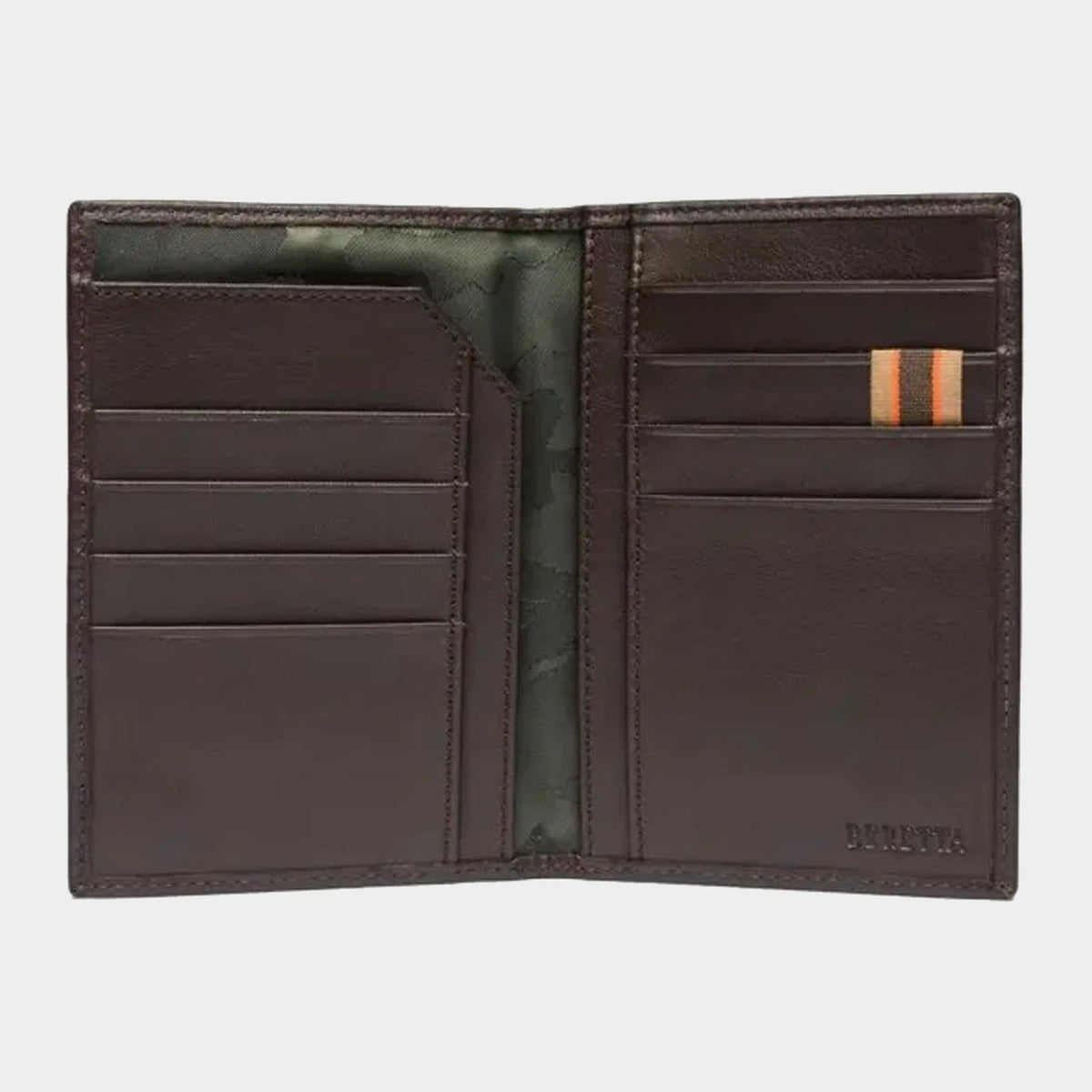 Vertical Bifold Document Holde Brown