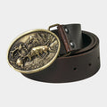 Ceinture cuir marron cerf