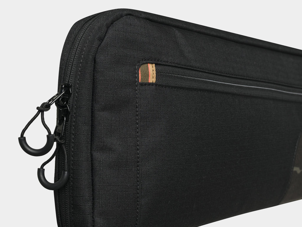 500 years Gun Case 128cm Black & Multicam Black - détail fermeture