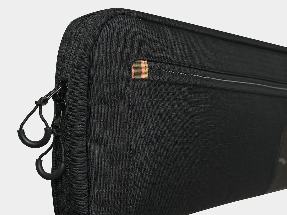 500 years Gun Case 128cm Black & Multicam Black - détail fermeture