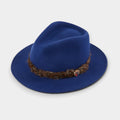Richmond Ladies Felt Hat - Bleu