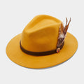 Richmond Ladies Felt Hat - Moutarde