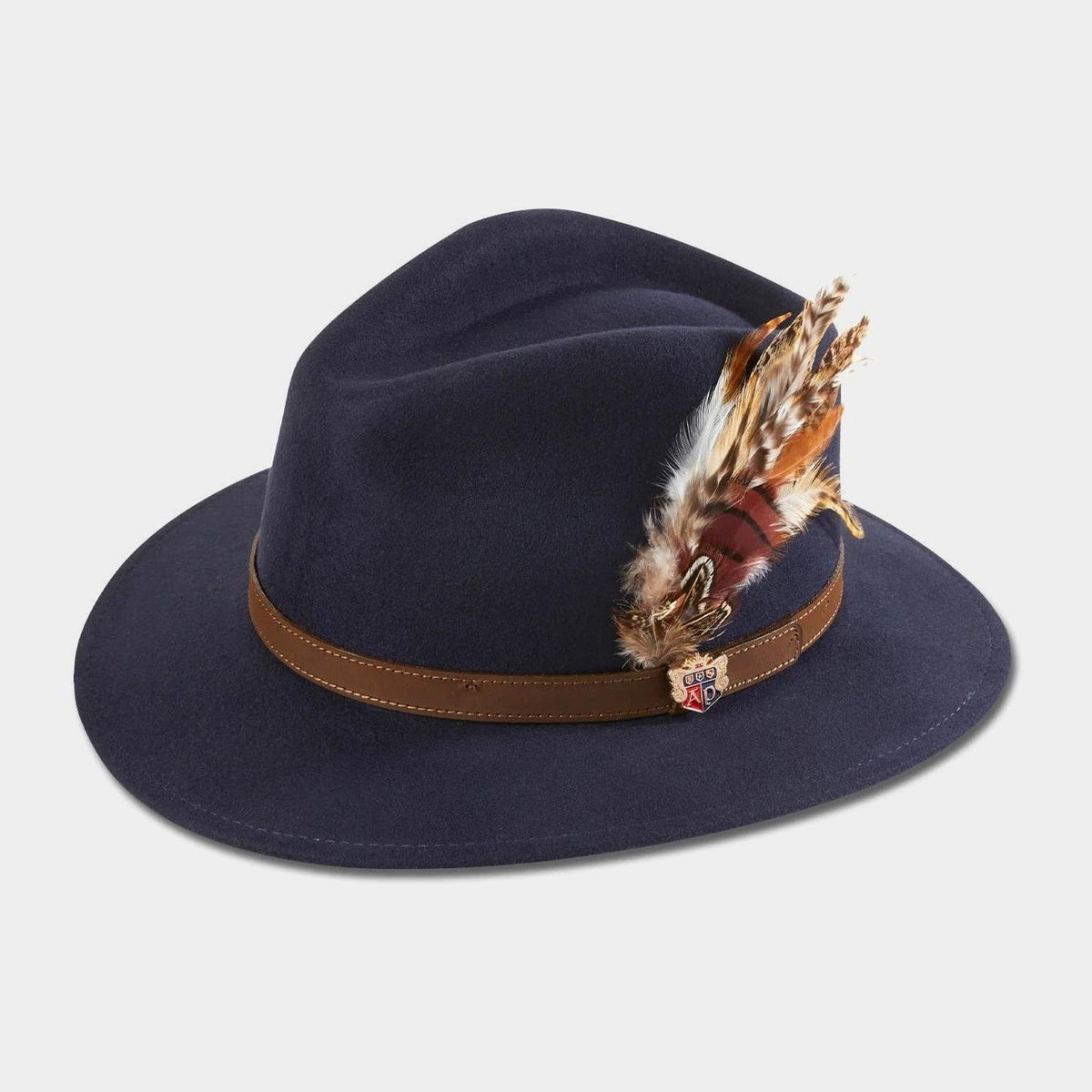 Richmond Ladies Felt Hat - Bleu marine