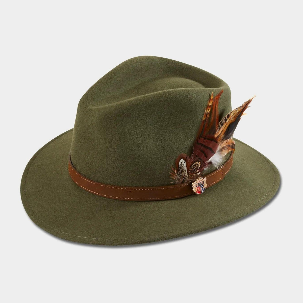 Richmond Ladies Felt Hat - Olive