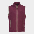 GILET POLAIRE SCOTLAND BORDEAUX