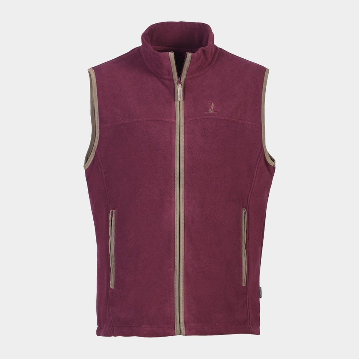GILET POLAIRE SCOTLAND BORDEAUX