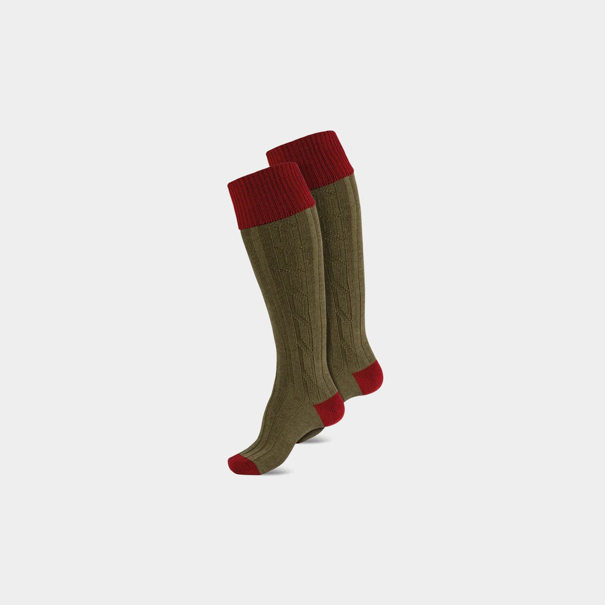 MENS SOCK Rouge/Olive