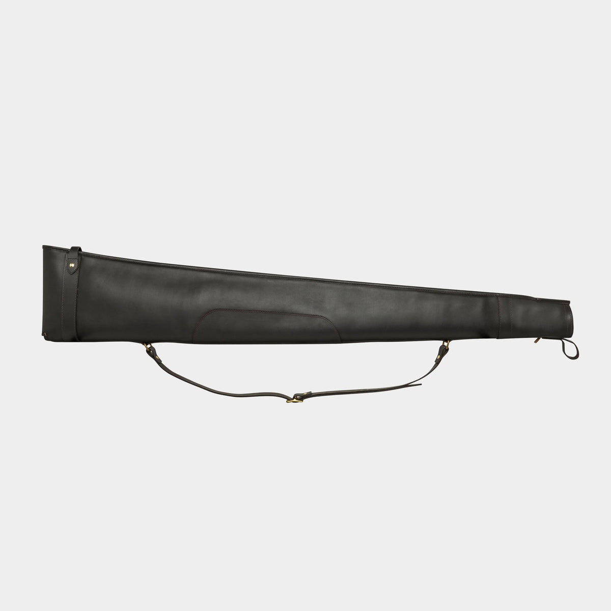 Terrain EVO Leather Gun Case Dark Brown - dos