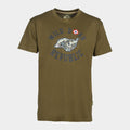 T-SHIRT WILD BOAR REPUBLIC SANGLIER COURANT KAKI