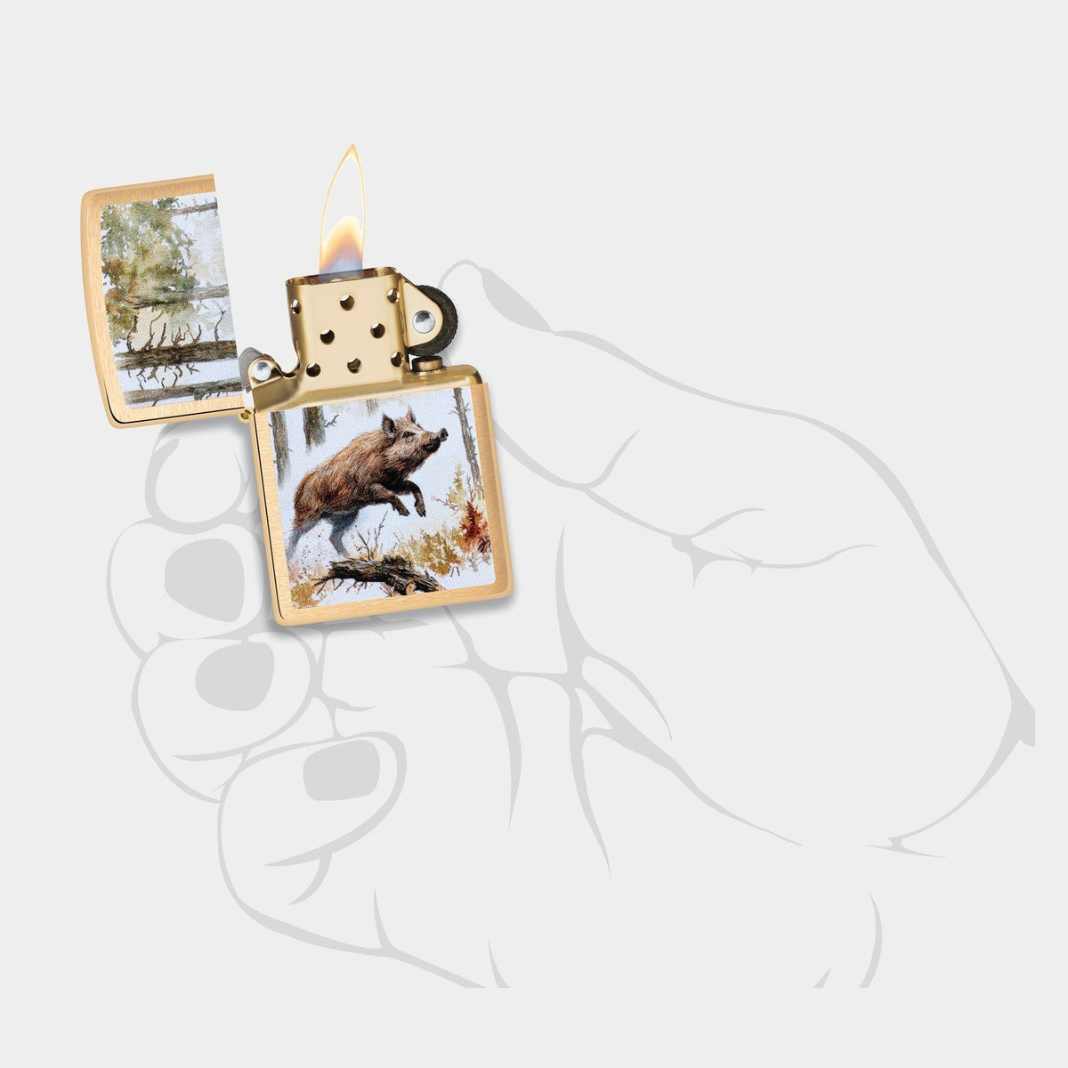 Zippo Briquet Sanglier